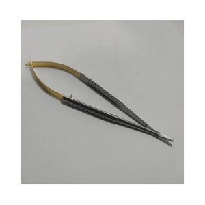 Tijeras de Microcirugía Dental, Tijeras Manuales con Resorte de 15 cm, Acero Inoxidable de Grado Médico de Alta Calidad, Agarre Ergonómico - Product Image 1