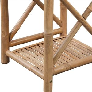 Estante de Bambú Independiente, Estante de Almacenamiento de Bambú Natural, Organizador Multifuncional para el Hogar, Baño, Sala de Estar - Product Image 4