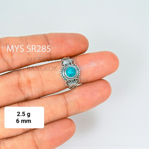 <b>Turquoise</b> Gemstone <b>Rings</b> 925 Sterling Silver <b>Rings</b> Wholesale Price Jewelry - Product Image 1