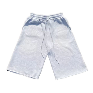 Summer Active Wear Casual Solid Quick Dry Mid Waist Drawstring Closure 300g <b>Jogging</b> <b>Shorts</b> Unisex Custom Terry <b>MenS</b> <b>Shorts</b> - Product Image 2