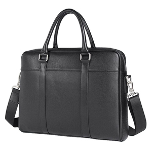 Housse pour ordinateur portable en cuir véritable de haute qualité, portable, grande capacité, pochette pour chargeur, comprend un chargeur, une souris et des accessoires - Product Image 1