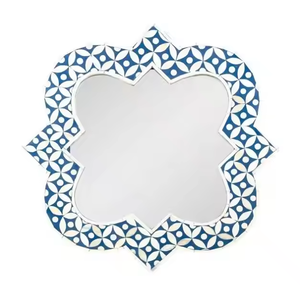 Espejo de Pared con Marco Tallado, Decorativo, Ecológico, Personalizado, Estilo Moderno Rústico, para Dormitorios - Product Image 5