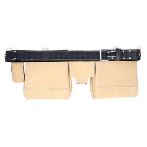 Genuine Leather <b>Tool</b> Kit <b>Bag</b> <b>Heavy</b> <b>Duty</b> Double-Sided Comfortable Wear OEM Customization Canvas Style Functional Design - Product Image 3