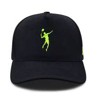 EQUILUX HANDCRAFT BOUTIQUE Gorra Unisex Hip-Hop 100% Algodón, 6 Paneles, Visera Plana, Patrón de Letras, Bordado 3D, Cuatro Estaciones