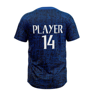 Maillot de baseball personnalisé, uniforme d'équipe personnalisé, impression intégrale, noir, grande taille, respirant, séchage rapide, toutes saisons - Product Image 6