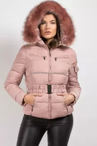 Hot Warm Shiny Bubble Women's Coats Fashion Long Sleeve Solid Zipper <b>Pocket</b> Short Women Puffer Jacket Winter Jacket - Product Image 4