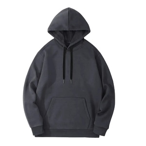 High Quality <b>Men's</b> Winter Fleece <b>Pullover</b> Hoodie 100% Cotton Anti-Wrinkle Pocket Design Regular Fit Wholesale - Product Image 2