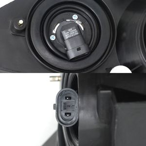 Conjunto de Faros Delanteros Negros Halógenos para International ProStar 2008-2016, Sistemas de Iluminación para Camiones, Lado del Conductor y del Pasajero - Product Image 3