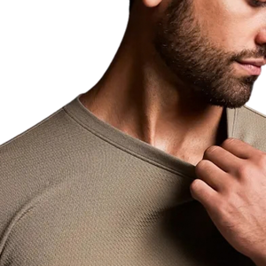 T-shirt col rond coupe classique pour homme, manches courtes, décontracté, personnalisable, en jersey de coton, pour usage quotidien, basique, vente en gros, OEM - Product Image 5