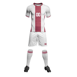Ensemble d'uniformes de football de haute qualité pour adultes, personnalisable et respirant, différents coloris, uniforme d'entraînement de football. - Product Image 3