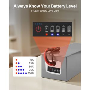 Batteria per Scooter Elettrico 48V 10Ah, Pacco Batteria al Litio per E-bike con Caricabatterie BMS 30A, Cavo di Espansione con Connettore T, 500+ Cicli, Configurazione 10s4p 15ah - Product Image 6