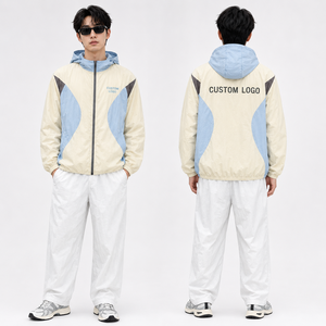 เสื้อแจ็คเก็ตกันลมลำลองสำหรับผู้ชาย แบบสั่งทำขายส่ง ตัดเย็บอย่างมีดีไซน์ ยืดหยุ่น พกพาสะดวก ไร้รอยต่อ ตัดเย็บประณีต MOQ ต่ำ จัดส่งรวดเร็ว - Product Image 2
