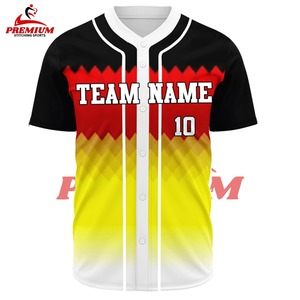 Camisetas de Béisbol/Sóftbol Personalizadas de Primera Calidad, Impresión por Sublimación a Todo Color, Diseño Personalizado, Alta Calidad, Unisex, al por Mayor - Product Image 4