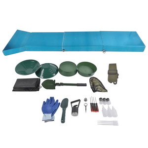 50 Pollici Kit per la ricerca dell'oro con vasca pieghevole (23 pezzi) per prospezione aurifera - Giocattolo da esterno a funzionamento manuale - Product Image 5