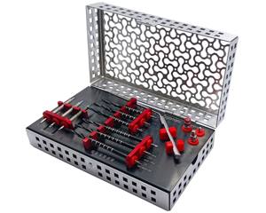 Kit de Implantes Dentales Zigomaticos, Juego de Instrumentos Quirúrgicos Ergonómicos de Acero Inoxidable, Fresa Manual, Cortador de Hueso, Bandeja para Hospital - Product Image 5