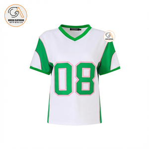 เสื้อยืดผู้หญิงสไตล์กรีก สีขาวเขียว คอกลม ไซส์ใหญ่ รุ่น 08 ปักลาย ผ้าฝ้าย 100% แห้งเร็ว ระบายอากาศดี สวมใส่สบาย - Product Image 1