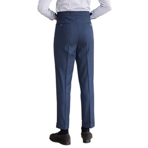 Pantalon décontracté homme grande taille printemps-automne style italien, taille élastique ajustée, coupe courte, 100 % polyester, tailles 27-42 - Product Image 3
