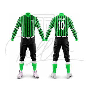 Uniforme de Béisbol de la Mejor Calidad, 100% Poliéster, para Hombre, Ropa de Verano, Transpirable, de Secado Rápido, con Nombre de Equipo Personalizado - Product Image 2