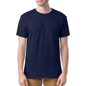 T-shirt d'été pour homme 2024, 100 % coton, uni, coupe classique, manches courtes, respirant, séchage rapide - Product Image 1