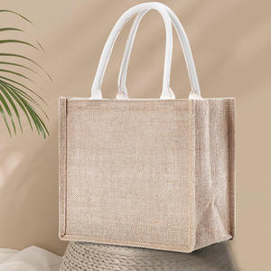 Bolsa de Compras Ecológica de Yute con Interior Laminado para Protección - Product Image 4