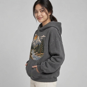 Sudaderas de moda para mujer diseñadas con bordados intrincados, materiales transpirables y costuras de calidad para el día a día. - Product Image 4