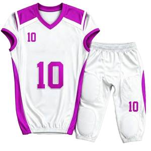 Jersey de Fútbol Americano Ligero OEM, Diseño Popular de Manga Corta, Transpirable, Uniforme de Talla Grande para Jugadores de Fútbol - Product Image 3