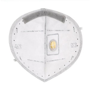 Masque jetable 3M 9541V avec 5 couches de tissu non tissé, couche de charbon actif et valve d'expiration pour une respiration plus facile contre la poussière - Product Image 5
