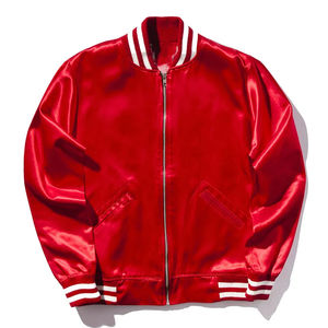 Chaquetas Bomber de Alta Calidad para Invierno, Diseño Nuevo, Resistentes al Viento, de Satén y Seda, Estilo Urbano, Delgadas en la Parte Delantera, Venta al Por Mayor - Product Image 2