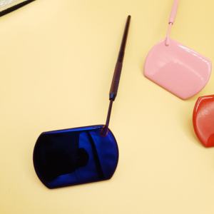 Pince à épiler professionnelle en verre et plastique avec miroir de maquillage pour l'extension et l'application des cils, outil de beauté réutilisable - Product Image 5