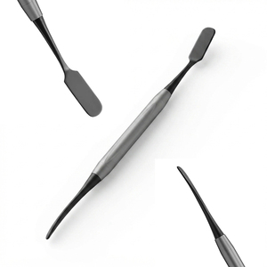 Élévateur périostal dentaire double extrémité noir, poignée ergonomique, instrument manuel, classe I, certifié CE - Product Image 1