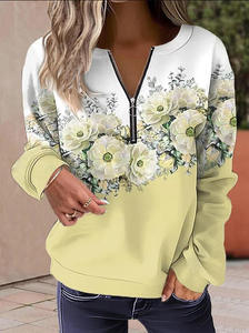 Oferta Caliente: Sudadera con Capucha de Forro Polar Oversize con Estampado de Leopardo Estilo Francés para Mujer, Manga Larga, Venta al por Mayor, Personalizable - Product Image 6