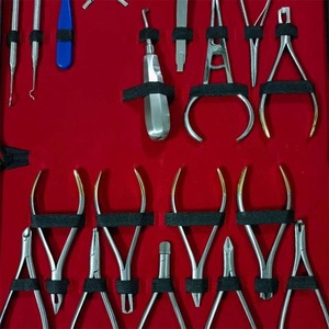 Ensemble d'instruments dentaires orthodontiques manuels en acier inoxydable de haute qualité, 18 pièces, certifié CE Classe I, Java Surgical - Product Image 1