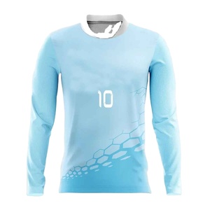 เสื้อฟุตบอลแบบขายส่ง ดีไซน์ล่าสุด คุณภาพเยี่ยม ระบายอากาศได้ดี รับสกรีนโลโก้ ชื่อทีม และหมายเลข - Product Image 5