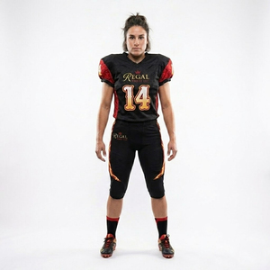 Uniformes de football américain personnalisés avec logo, pantalons de football américain professionnels, maillots à manches courtes pour jeunes, hauts de jersey américains - Product Image 4