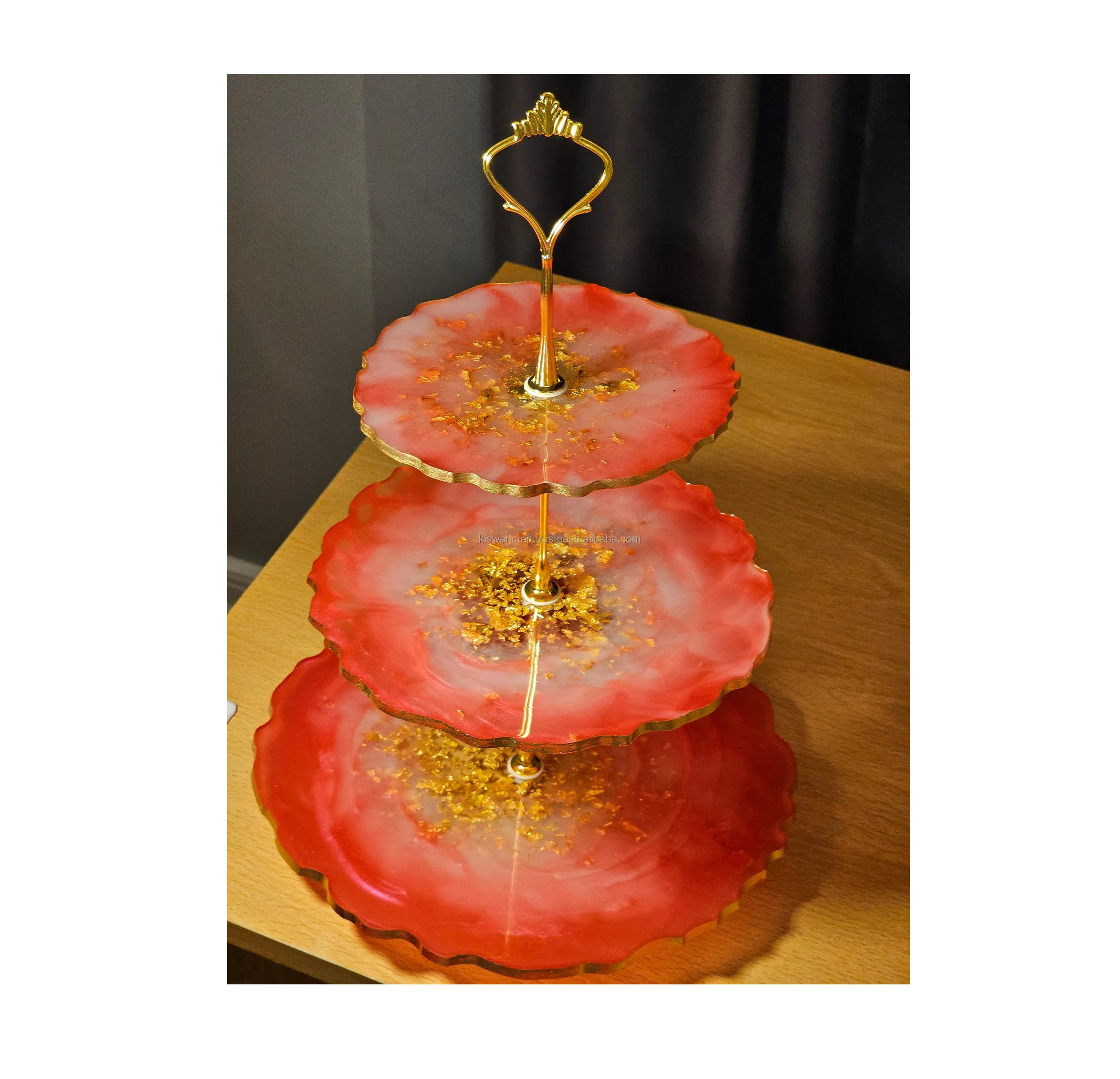 Epoxy Resin Cake Stand Durable, Eco-Friendly, Customized