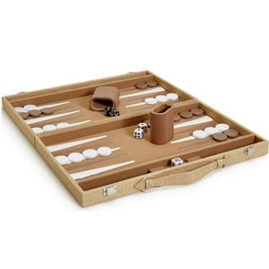 Jeu de Backgammon de Luxe Personnalisé avec Logo, Étui de Voyage, Jeu de Société Stratégique Éducatif Premium pour le Divertissement Familial - Product Image 6