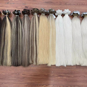 Extensiones de Cabello Humano Liso y Ondulado en Colores Vibrantes Tipo Piano, Precio al por Mayor para Proveedores de Cabello Natural - Product Image 1