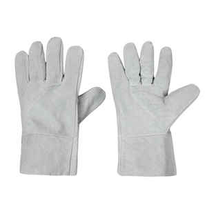 Gants de travail en cuir pour hommes, renforcés, résistants à la chaleur, anti-coupure, de sécurité, pour mécaniciens et ouvriers - Product Image 1