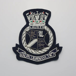 Badges brodés sur mesure de qualité supérieure, entièrement faits à la main, en fil de bouillon, vente en gros - Product Image 3