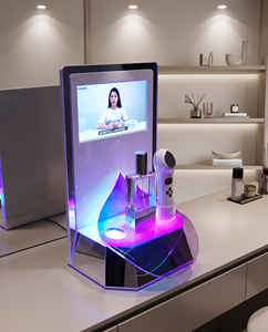 Eleve su presentación de productos Soporte de exhibición de encimera de acrílico innovador Pantallas LCD integradas Cautivar y atraer al cliente - Product Image 2