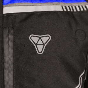 Heavy Duty Motorbike Motorcycle Long Riding Textile Waterproof Black Motocross Cardura Textile <b>Jacket</b> - Product Image 4