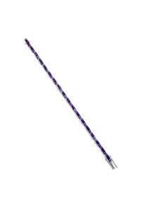 Pulsera de Amatista en Plata de Ley 92.5 KLSB-20233 - Product Image 2