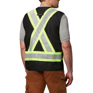Nouvelle arrivée, veste de travail haute visibilité, logo personnalisé, respirante, séchage rapide, unisexe, avec poches, en vente en ligne, en gros - Product Image 3