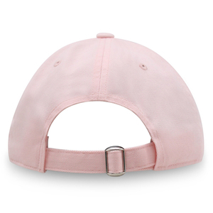 Pink Baseball <b>Cap</b> with Yellow Embroidered P Letter 6-Panel Adjustable Unisex Casual Hat - Product Image 4