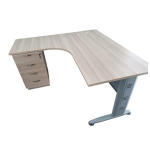Premium Modern L Shape J Leg Office <b>Desk</b> with 4D Pedestal <b>Large</b> Workstation Furniture for Home Office and Professionals - Product Image 5