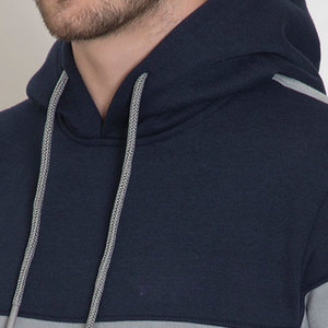 Sudadera con Capucha para Hombre, Diseño Color Block, Corte Regular, Algodón y Poliéster, Felpa Francesa, Estilo Casual para Otoño, con Bolsillo Frontal - Product Image 6