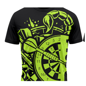 Ropa de Dardos Transpirable Personalizada al por Mayor, Jersey de Dardos de Poliéster de Alta Calidad con Nombre Personalizado en la Parte Delantera, Ropa de Dardos Sublimada - Product Image 4