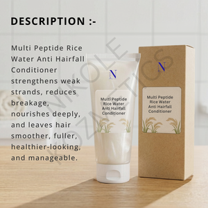 Crema Acondicionadora Fortalecedora Anticaída con Múltiples Péptidos y Agua de Arroz, Hidratante y Suavizante para el Control de la Caída del Cabello - Product Image 5