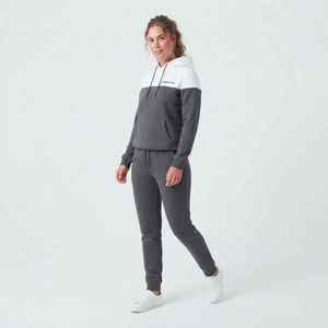 Women's Color Blocked <b>Fleece</b> Tracksuit Set Full Sleeve Casual Sportswear Breathable Cotton Tracksuit Regular Fit <b>All</b> Seasons - Product Image 1