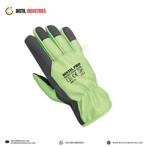Guantes de Seguridad de Piel de Oveja de Primera Calidad DISTIL INDUSTRIES, con Puño de Punto Resistente, Antiestáticos, para Jardinería y Montaje - Product Image 6